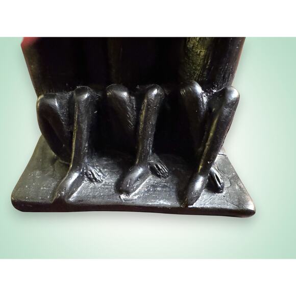 Vintage Soapstone “Three Wise Monkeys” Figurine - Picture 2 of 6